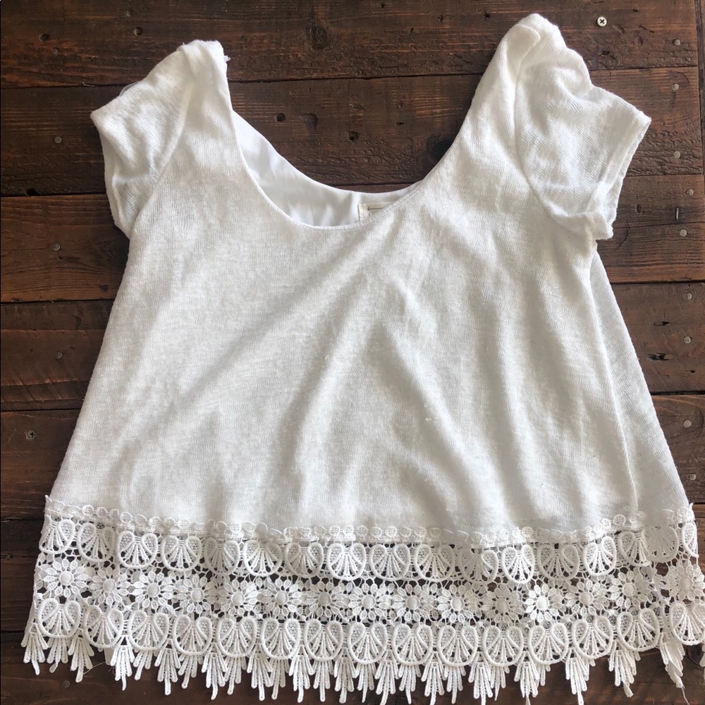 PacSun white shirt.